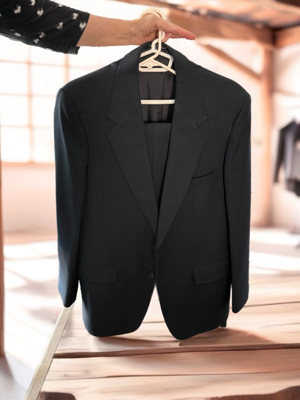 Mens formal wear bundle | 3 complete suit outfits + van heussen dress shoes